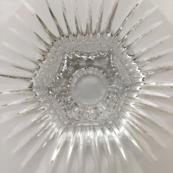 TIFFANY & CO Crystal Hex Candlestick Louis Comfort Taper Holder Vintage USA - Picture 2 of 6